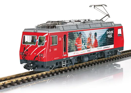 E-Lok Nr. 3 "DOM" (HGe 4/4 II) "Mitarbeiterwerbung", MGB