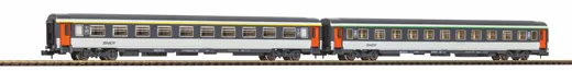 N 2er Set Abteilwagen 1. Klasse + 2. Klasse SNCF IV/V