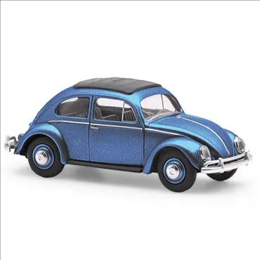 VW Käfer m. Ovalfenster, Blaumetallic