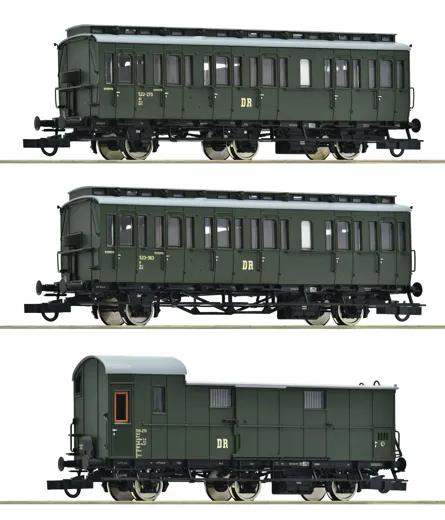 3-tlg. Set 1: Nebenbahnzug, DR
