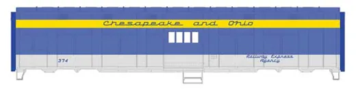 C&O Trp Exp Car C&O 374