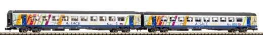 N-2er Set Corailwagen ALSACE 1. + 2. Klasse SNCF VI