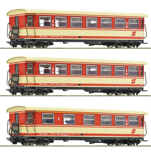 3-tlg. Set: Personenwagen, ÖBB