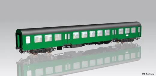 Halberstädter Mitteleinstiegswagen 2. Klasse DR IV