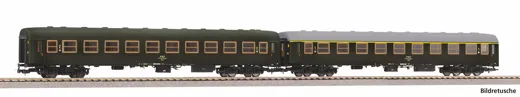 2er Set Personenwagen 2. Klasse und 2. Klasse PKP IV
