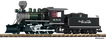 G Dampflok mit Tender "Mogul" D&RGW, Tri-Modus, inkl. PIKO Sound-Decoder