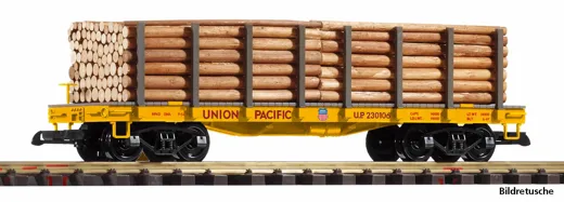 G Rungenwagen UP mit Holzladung