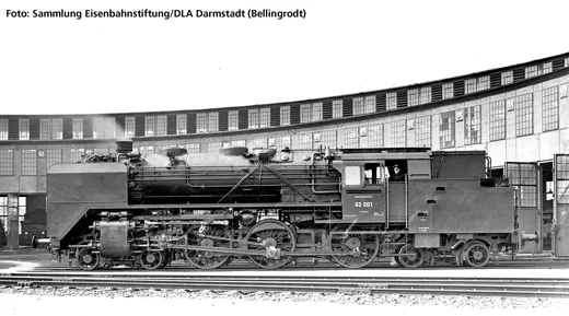 Sound-Dampflok BR 62 DRG II Wechselstromversion, inkl. PIKO Sound-Decoder und Dampfgenerator
