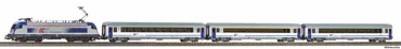 Start-Set mit Bettung E-Lok EU44 mit 3 Personenwagen PKP IC VI