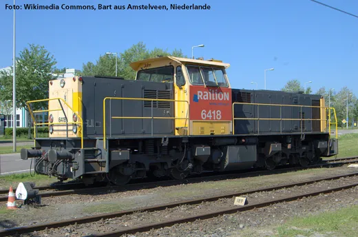 Sound-Diesellok 6400 Railion Logistics NL VI, inkl. PIKO Sound-Decoder, Privatbahn