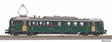 N-Triebwagen RBe 4/4 1406 Prototyp, grün, alte Schrift, SBB Ep. IV