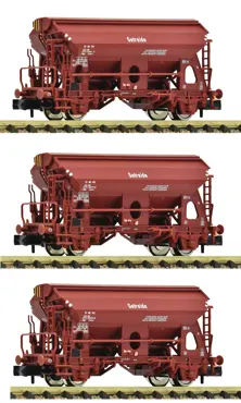 3-tlg. Set: Schwenkdachwagen, DR