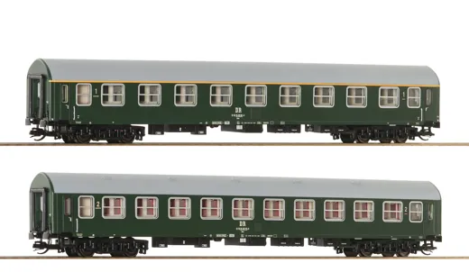 2-tlg. Set 1: Reisezugwagen, DR