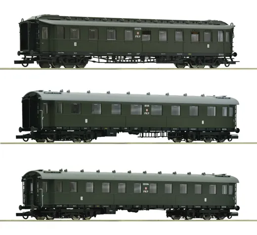 3-tlg. Set: Schnellzugwagen, PKP