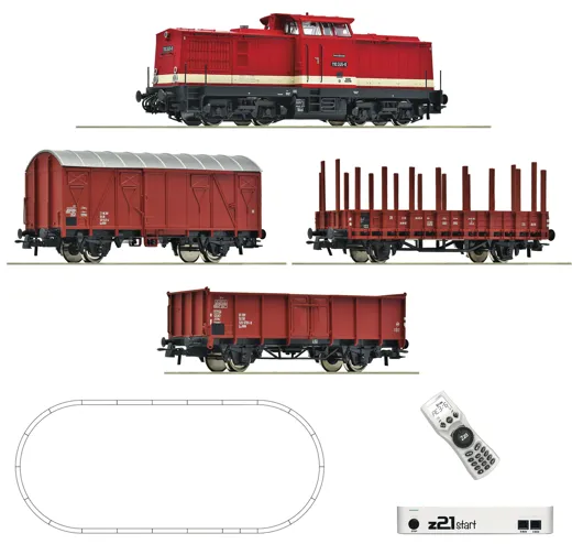 z21 start Digitalset: Diesellokomotive BR 110 mit Güterzug, DR