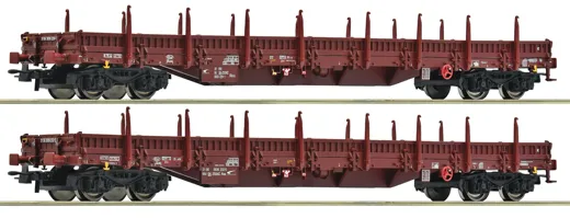 2-tlg. Set: Rungenwagen, ZSSK Cargo