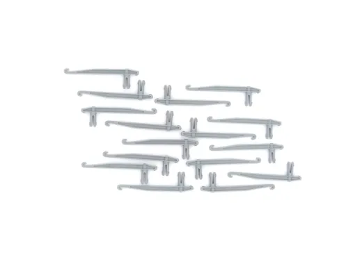 Drehrunge grau (16 St)
