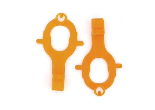 Kupplungsdeichsel orange 2 St