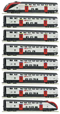 8-tlg. Set: Fernverkehrs-Doppelstockzug RABe 502, SBB