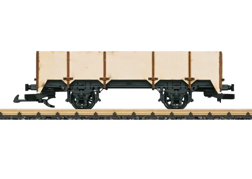Offener Hochbordwagen mit Holzaufbau