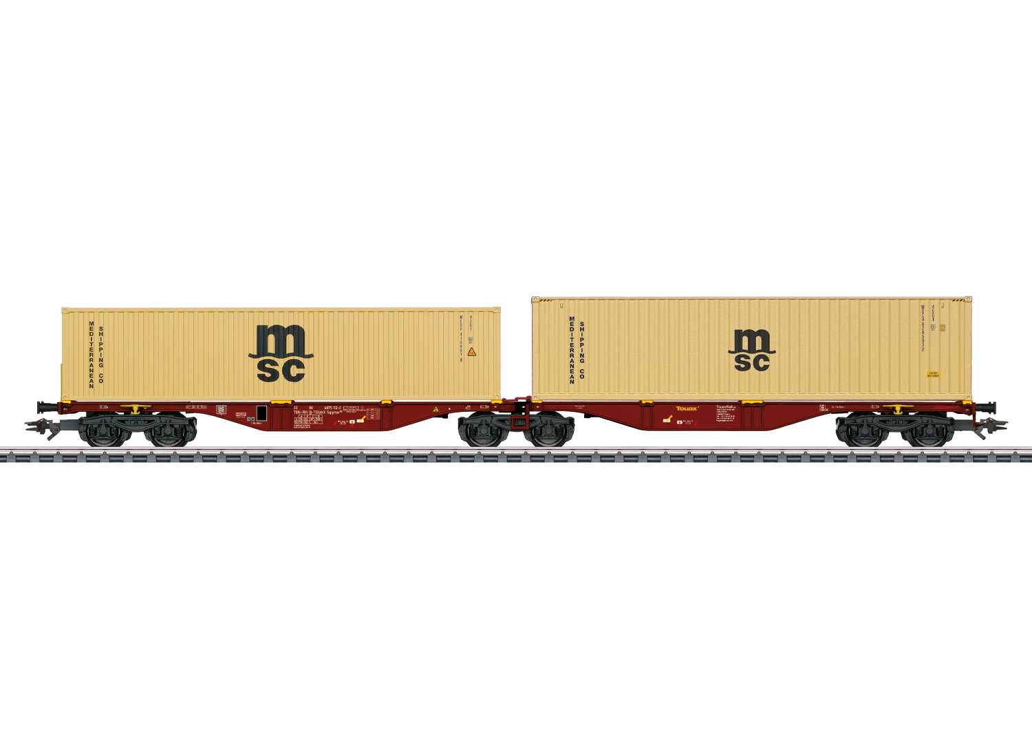 Märklin 47816 Doppel-Containertragwagen Sggrss 80 World of Trains ...