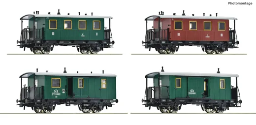 4-tlg. Set: Personenzug, kkStB