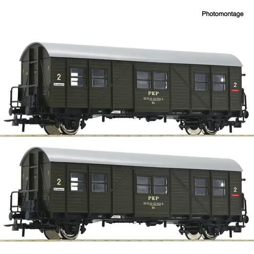 2-tlg. Set: Behelfspersonenwagen, PKP