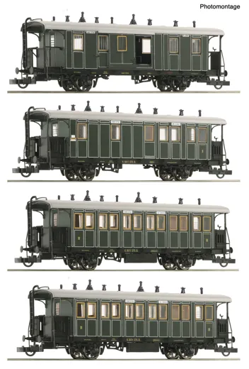 4-tlg. Set: Lokalbahnzug, K.Bay.Sts.B.