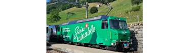 MOB Ge 4/4 8004 Werbelok  "Swisstainable"