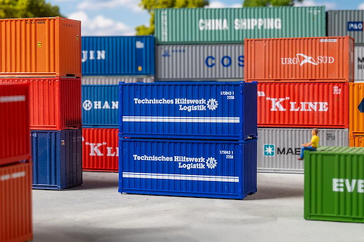 20' Container THW, 2er-Set