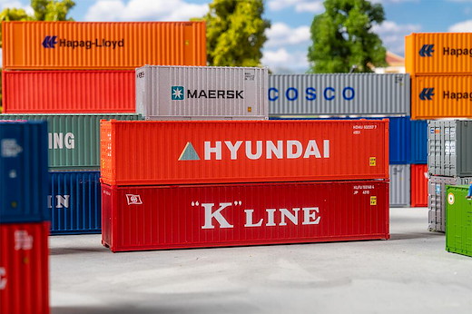 40' Container K-LINE und HYUNDAI