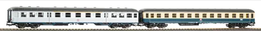 2er Set Nahverkehrswagen 1./2. Klasse und 2. Klasse "Silberlinge" DB IV