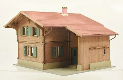 Bausatz Bahnwärterhaus AlbulaBausatz Bahnwärterhaus Albula Rhätische Bahn (Spur 0)