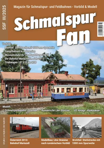 Einzelheft "Schmalspurfan" Ausgabe 3/2025