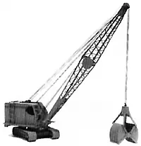 Bucyrus Erie 30-B crane