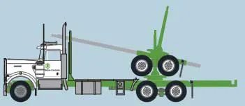 KW W900 Log Truck BOISE