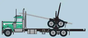 KW W900 Log Truck J.Buell
