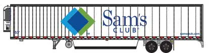 Semi-Trailer Sam's Club#4