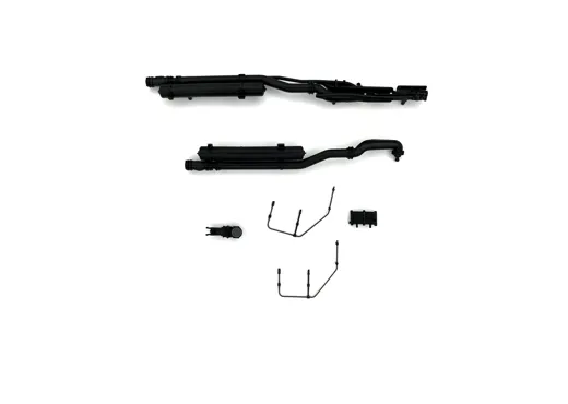 Leitungen, Kühler, Griffstang