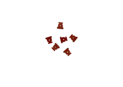 Halteplatte rot  6 St