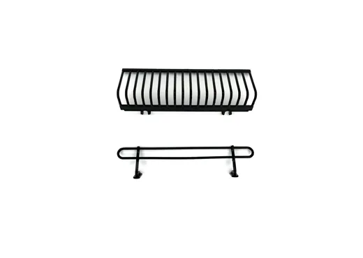 Schienenräumer, Schutzgitter