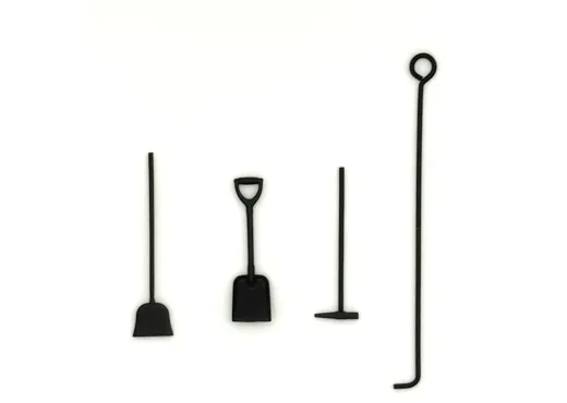 Hammer, Besen, Schaufel, Hake