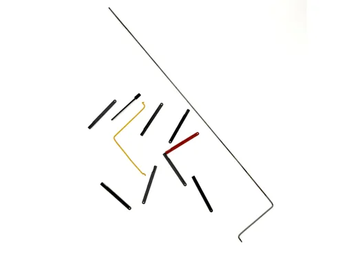 Handlaufstangen, Stützen rech