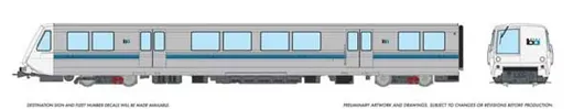 BART A End Car & Disp Cas