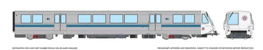 BART DCC A-B-B-A Train Bi