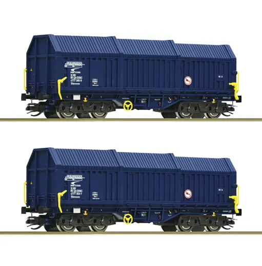 2-tlg. Set: Teleskophaubenwagen, ZSSK Cargo