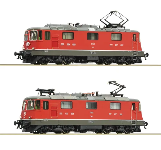 2-tlg. Set: Elektrolokomotiven Re 4/4 II 11133 und Re 4/4 II 11192, SBB