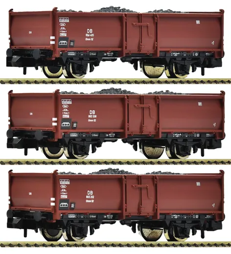 3-tlg. Set: Kohlewagen, DB