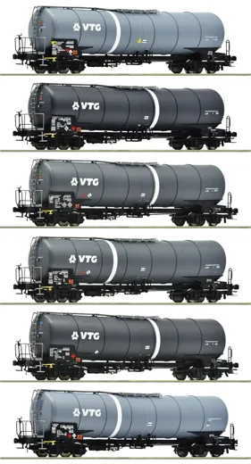 6-tlg. Display: Kesselwagen, VTG