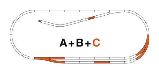 ROCO LINE Gleisset C